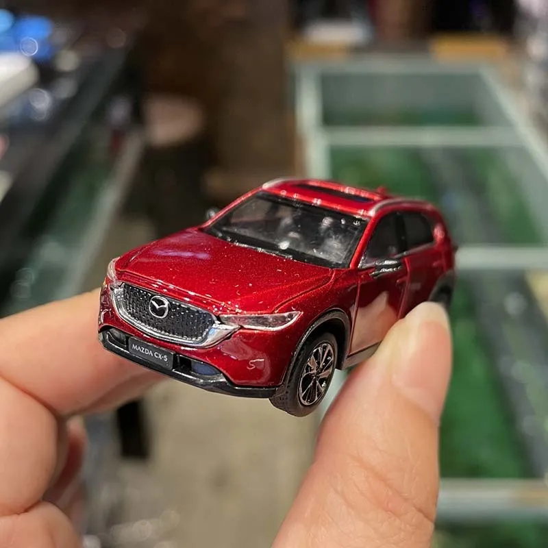 New 1:64 Mazda CX-5 CX5 2022 Alloy Car Diecasts & Toy Vehicles Car Model Miniature Scale Model Car Toy Ornaments For Childrens