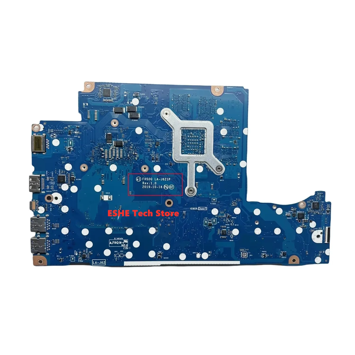 LA-J621P Motherboard For ACER Nitro 5 AN515-34 AN515-34G Notebook Mainboard With R5-3550U R7-3750U GPU GTX1650 4G Tested OK