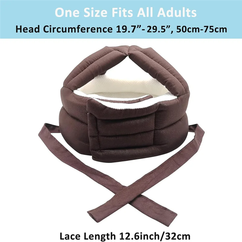 B04B-Elderly Protective Helmet, Safety Helmet Adjustable Breathable Seniors Fall Prevention Heads Protection Cap