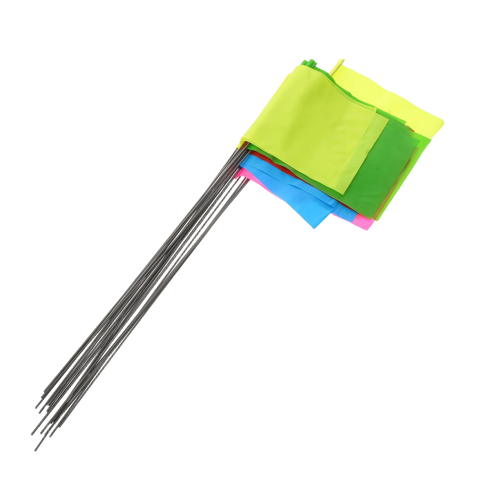 

20Pcs Landmark Signal Flags High Visibility Weather Resistant Ground Marking Mini Flags for Lawn Irrigation Sprinkler System