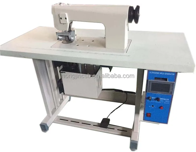 HJ-60G Touch screen with English menu ultrasonic non woven bag sealing machine