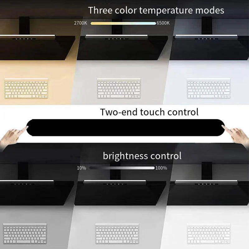 FY-GD003 LED Screen Light Bar Computer Display Hanging Lamp Game Bar RGB Dimmable Color Temperature Touch Control Monitor Lights