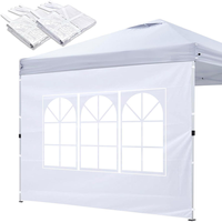 Outdoor Canopy Tent Cloth 2x3m Instant Canopy Tent Sidewalls Transparent Window Design Suitable For Outdoor Patio Garden