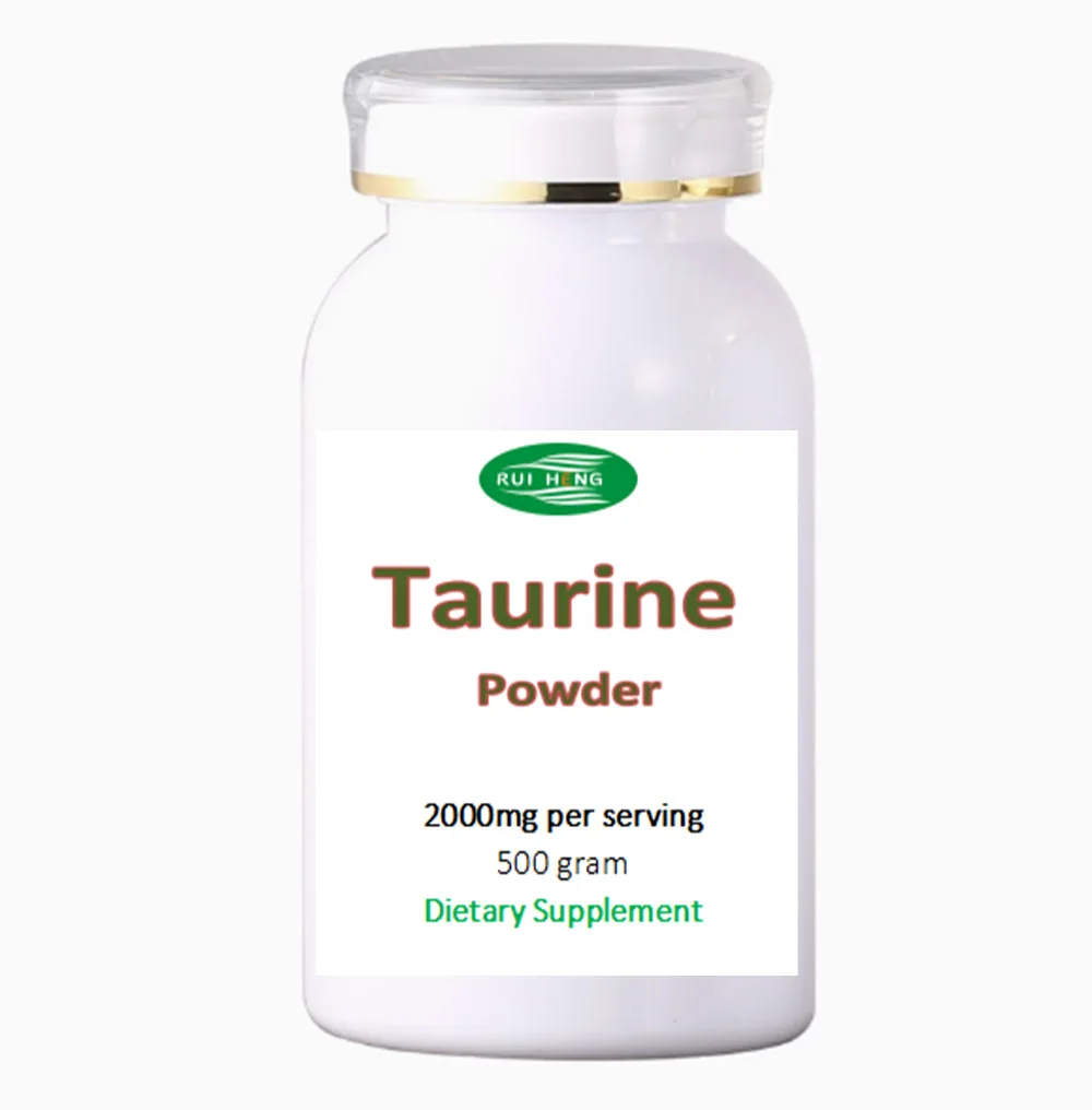 Taurine Powder - Taurine Supplement, Amino Acid Supplement for Energy - Unflavored & Gluten Free, 2g per Serving, 500gram