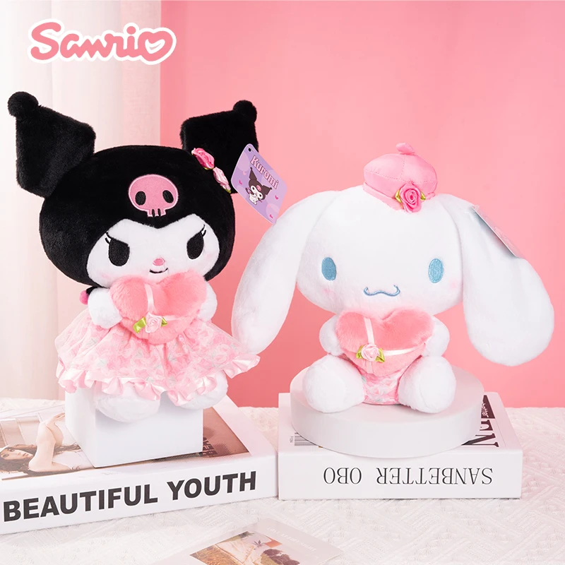 

Sanrio My Melody Cinnamoroll Kuromi Romantic Sea of Flowers Series Plush Dolls Cartoon & Cute Home Decoration Christmas Gift