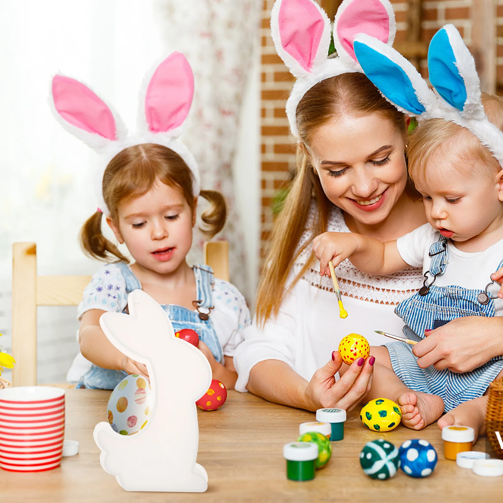 

Flexible Silicone Rabbit Mold Easter DIY Craft Tool Durable Safe Practical for Chocolates Candies Home Decor Gift