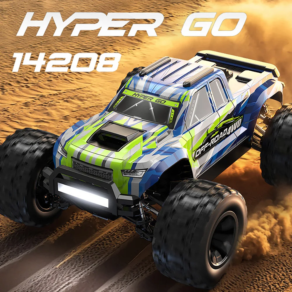 MJX 14208 Радиоуправляемый автомобиль HYPER GO 1/14 41 км/ч Высокоскоростной бесщеточный гусеничный автомобиль с дистанционным управлением 4WD Внедорожный альпинистский автомобиль RTR Игрушка