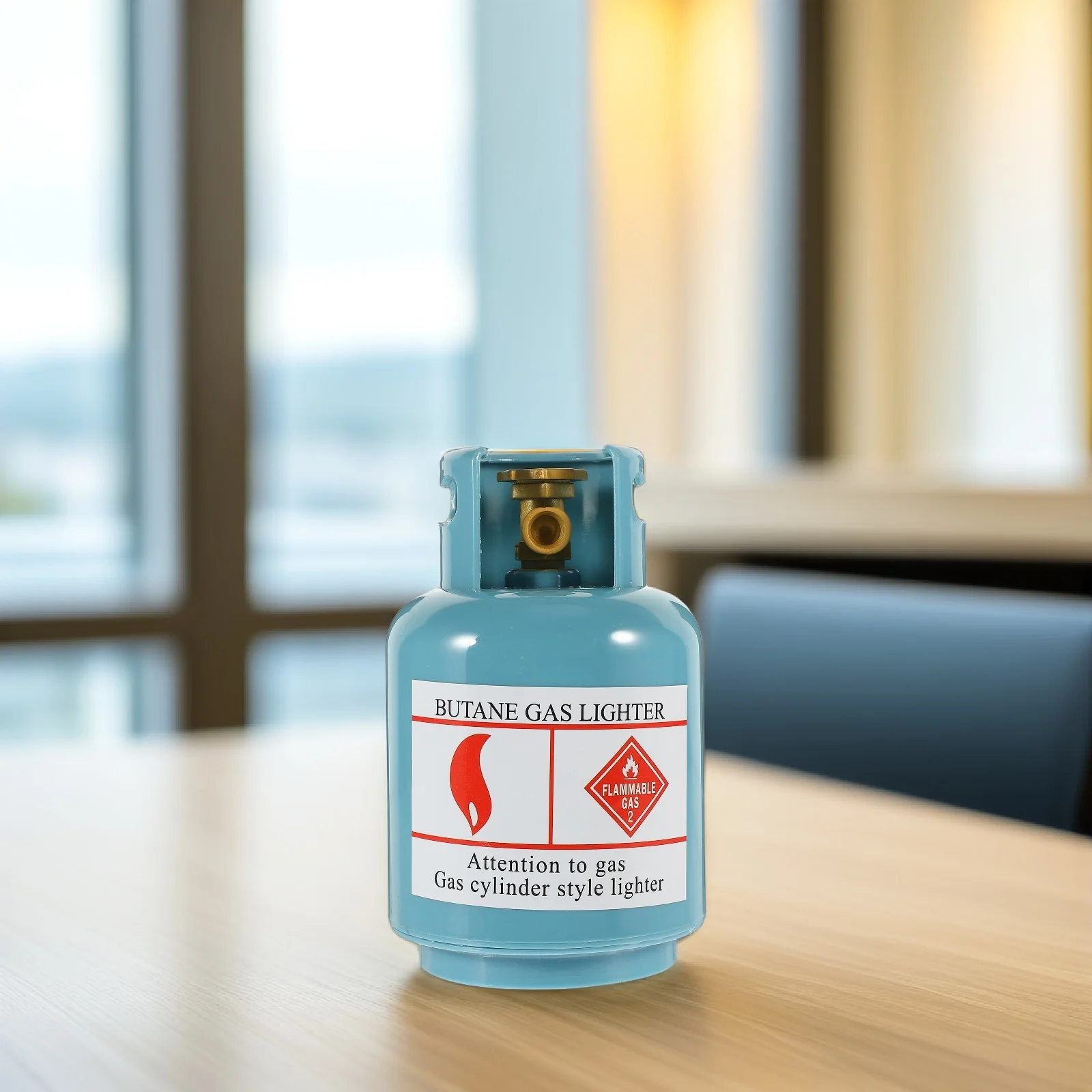 

Gas Cylinder Money Tank Cartoon Coin Bank Bottle Wedding Fund Pot Sky-blue Cute Pots Child