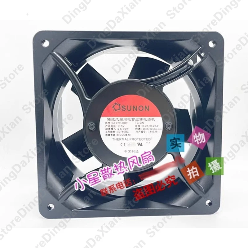 D FOR SUNON A2179-HBT TC.GN 17689 115V 0.25/0.27A 24/30W axial flow cooling fan