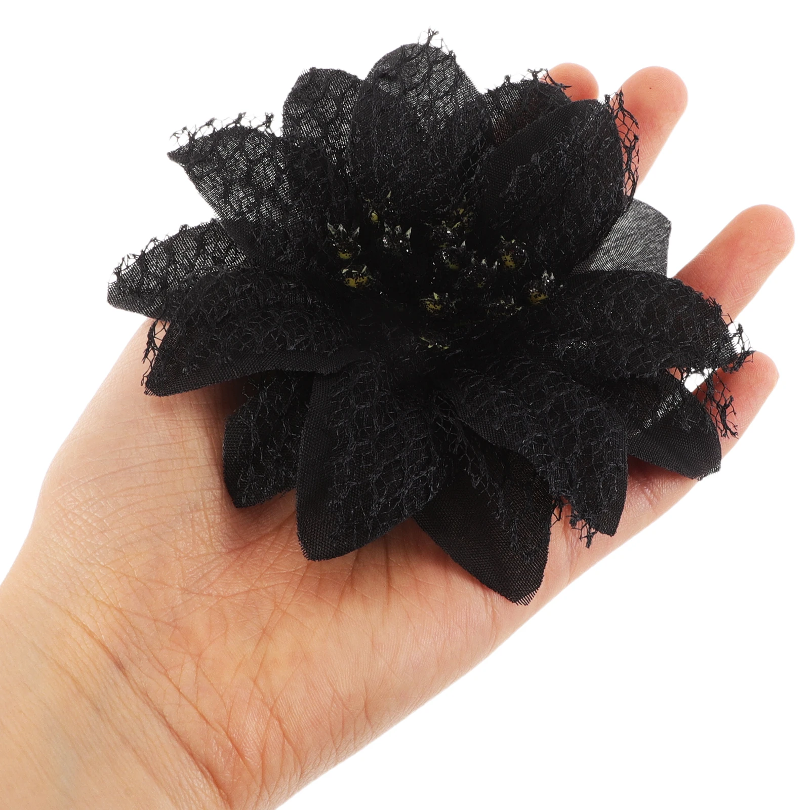 

21pcs Rose Hairpins Set Bridal Flowers Black Wedding Craft Accessories Plastic Floral Hair Decor Bohemian StyleRose Hair Flowers
