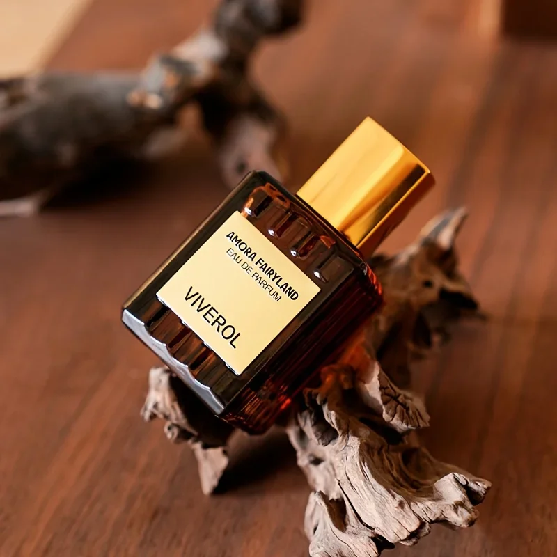 

50ml Amber-Hued Gold-Capped Perfume Oriental Woody Floral Scent Daily Luxe Mystical Long-Lasting Eau De Parfum Spray