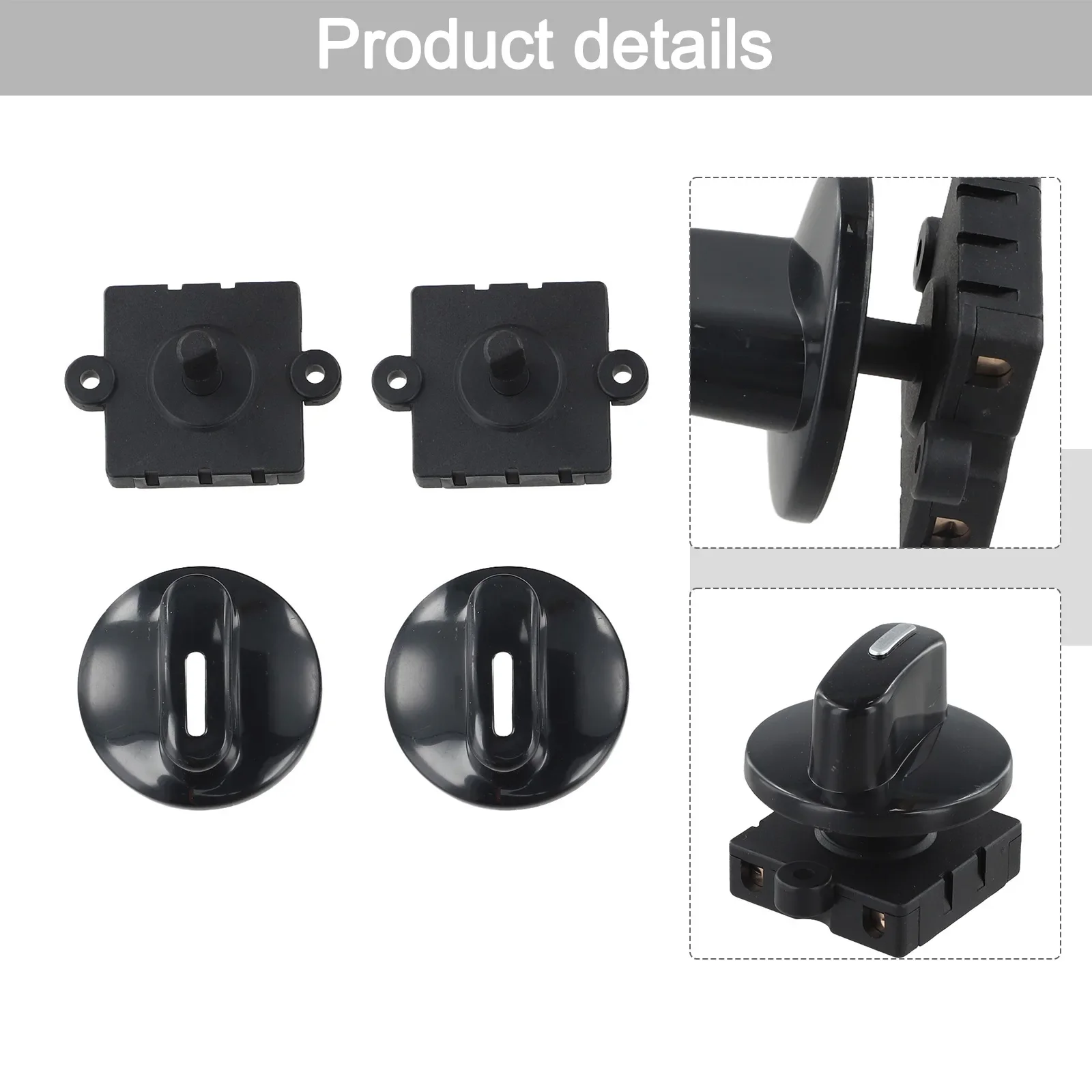 Easy Installation Rotary Knob Controller Rotary Switch Easy Installation Rated 10A 250V Long-lasting Electrical Life