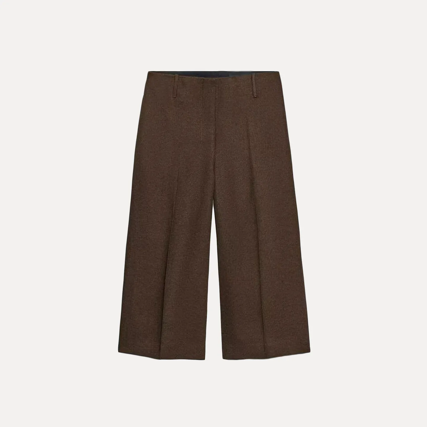 Z Mujer Faion Linen Blend Casual orts 2025 Nuevos pantalones de pierna recta Sle cintura l otro material 00%