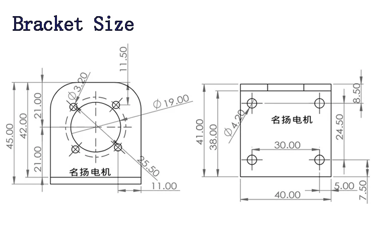 Geared Motor 12V 24V DC Motor Motor Miniature Small 32GP-31ZY Planetary Gearbox Large Torque DC Electric Motor with Bracket