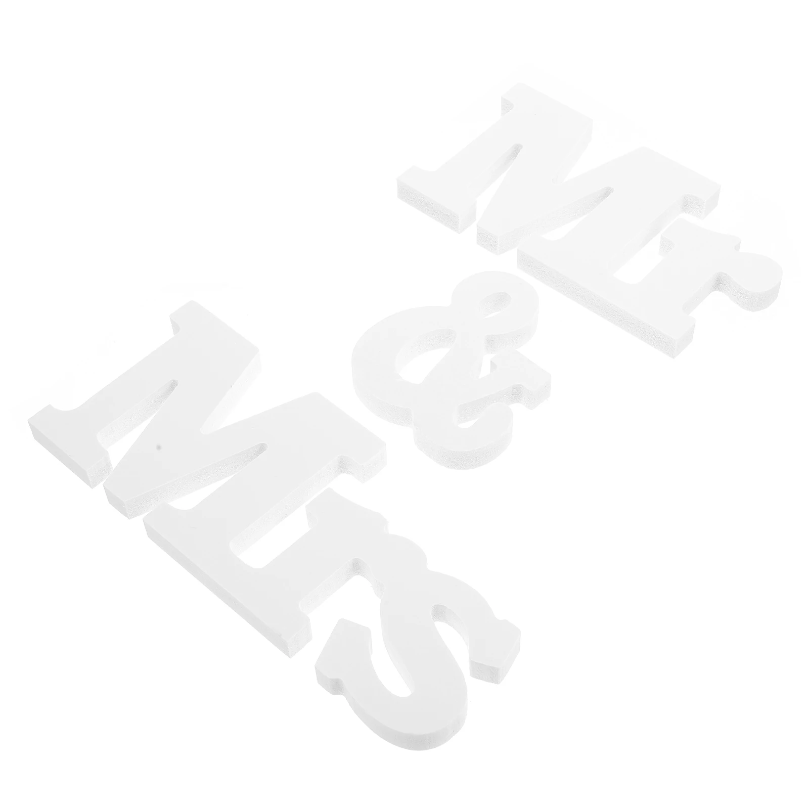 

Wedding Decoration Mrs Sign PVC Table Wedding Supplies Centerpiece Lightweight Compact Mr Mrs Letter Sign Rustic DIY