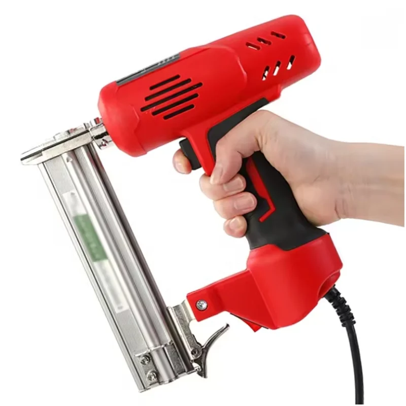 New 2600W Electric Nailer And Stapler Furniture Staple Gun F30 For Wood Frame Carpentry Woodworking Construction Electric Tools
