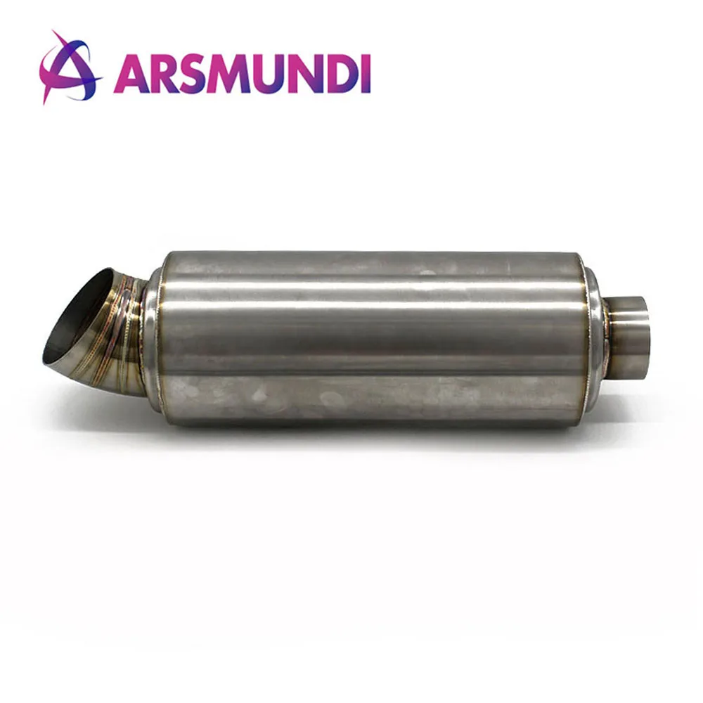 Выхлопная труба SS304 kt с логотипом 63 мм/76 мм, глушитель, выхлопная труба из нержавеющей стали, хвостовик детской модели 63 мм-90 мм 76 мм-90 мм