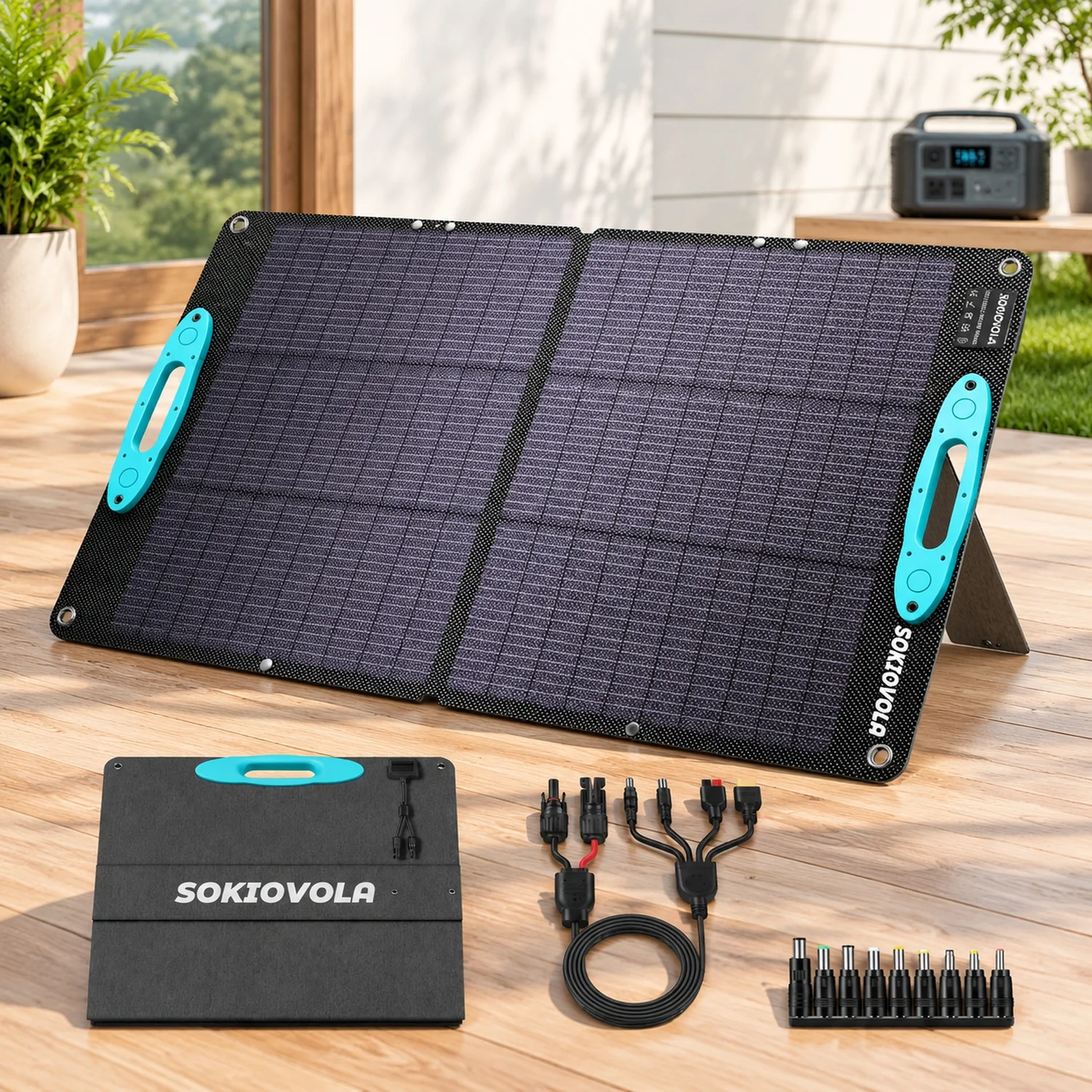 Solar Charger Panel Foldable - Портативная солнечная панель мощностью 100 Вт