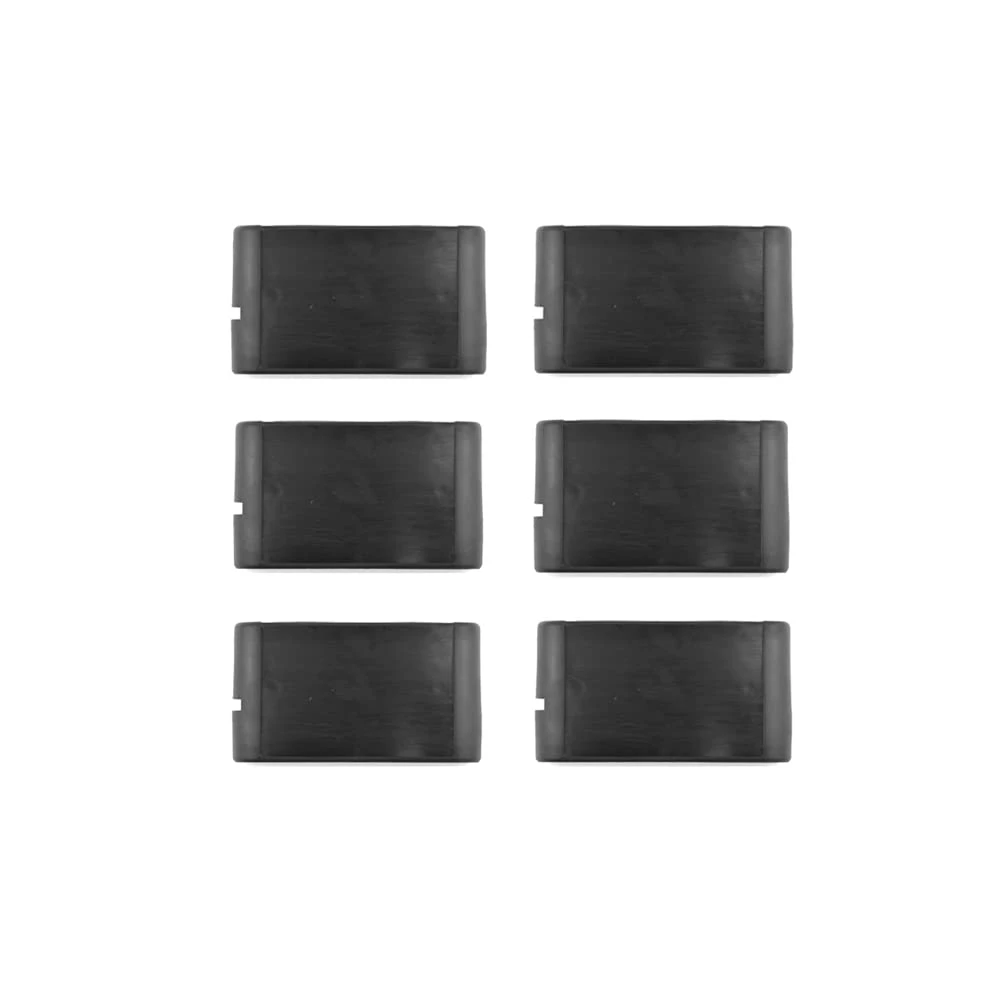 RUITROLIKER 6Pcs Game Cartridge Housing Case Card Shell Cover For For Genesis Mega Drive with 2pcs Security Screws Black