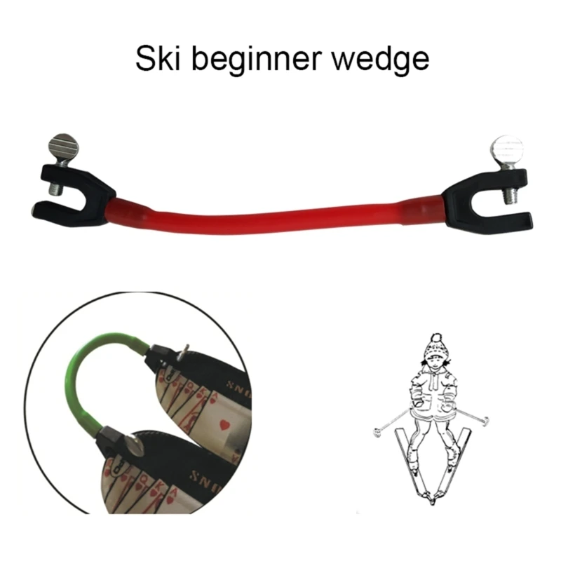 2024 Ski Tip Connectors Snowboard Holder Sled Rope Ski Training Aid Skiing Training Equipment Durable Skiing Accessorie