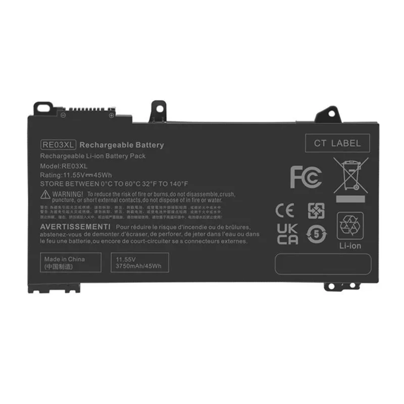 11.55V 45Wh New HSTNN-UB7R RE03XL Laptop Battery For HP ProBook 430 440 445 450 G6 G7 Series HSTNN-OB1C HSTNN-DB9A L32656-005