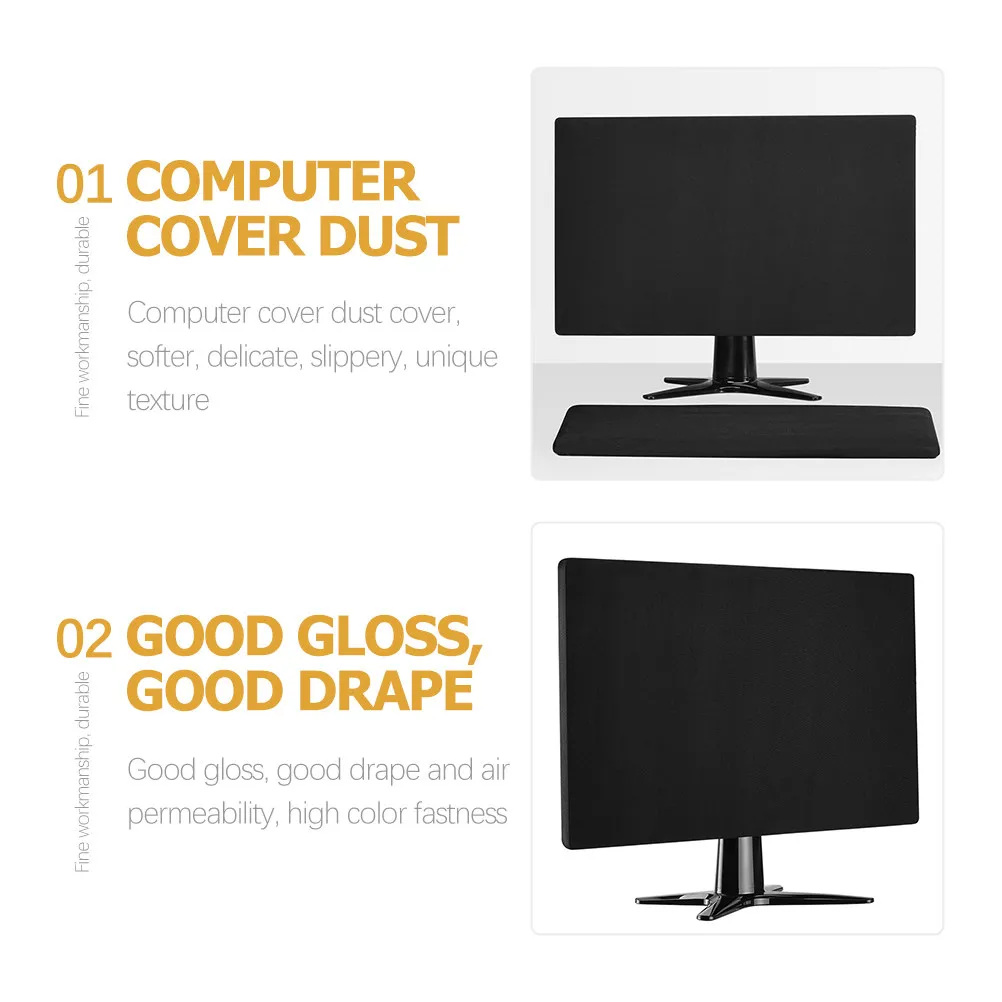 Immagine 4: Copertura Antipolvere Elastica per Computer, Protezione Schermo in Cotone per Monitor Desktop, Protezione Ambientale per Casa e Ufficio