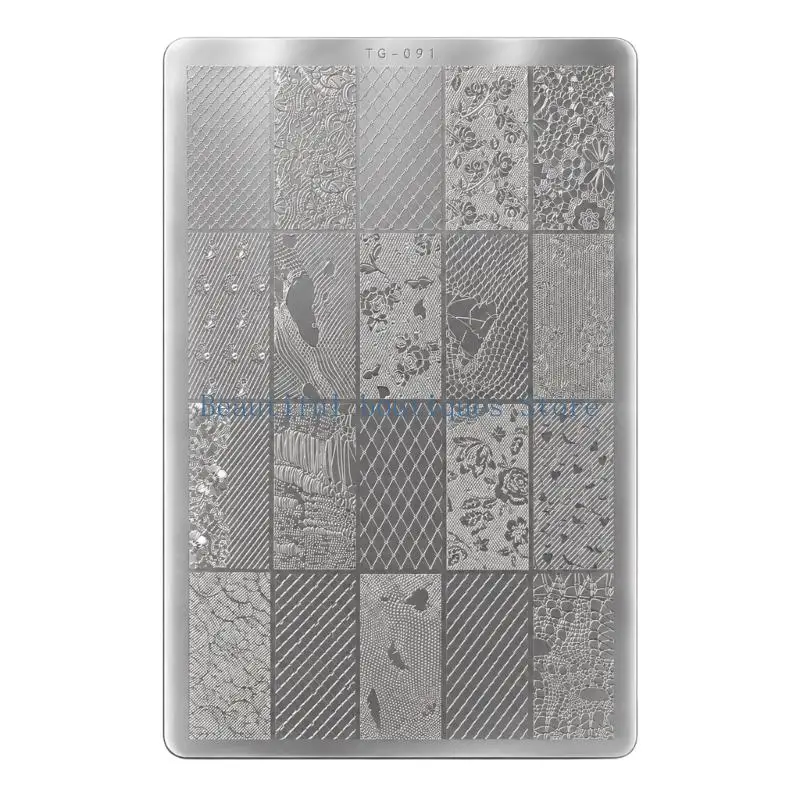 U4LF Reusable Design Plate for Detailed Polish Pattern Transfer