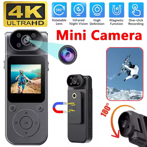 HD1080P 미니 카메라 휴대용 스포츠 액션 DV 카메라 소형 디지털 비디오 레코더 경찰 BodyCam 적외선 야간 투시경 캠코더