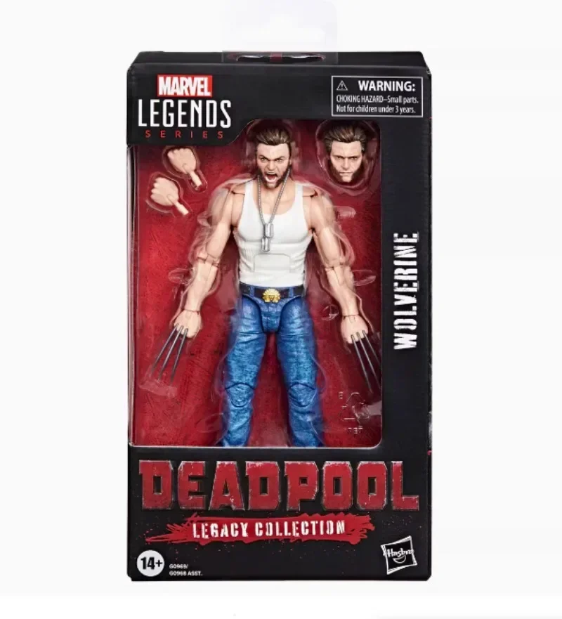 Genuine Spot Goods Hasbro Marvel Legends Deadpool2 Wolverine  DIY Ornament Model Toy Gift Movie Anime Multiverse Collection