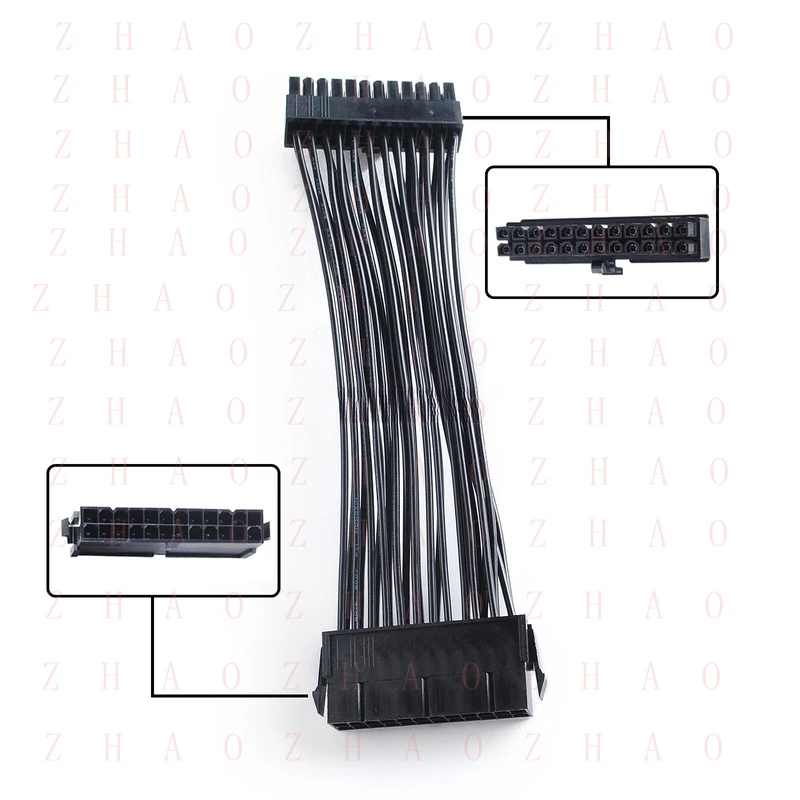L+ ATX PSU 24-Pin Non-Standard Wiring Motherboard Power Adapter Cable For HP Z400