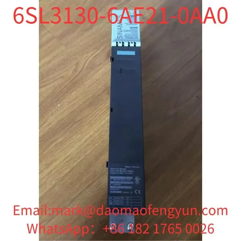 6SL3130-6AE21-0AA0 Used Tested OK, In Good Condition SINAMICS Smart Line Module input: 380-480 V 3AC,