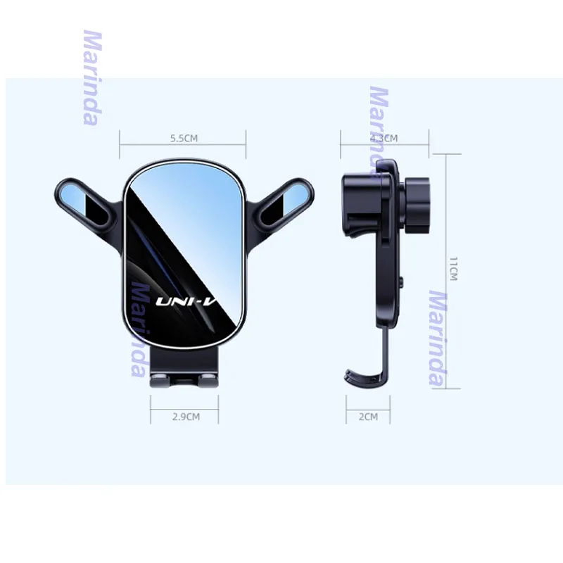 Car Mobile Phone Mounts Holder for Changan UNIV UNI-V 2022-2024 Suspension Stand Screen Navigation Bracket Interior Accessories