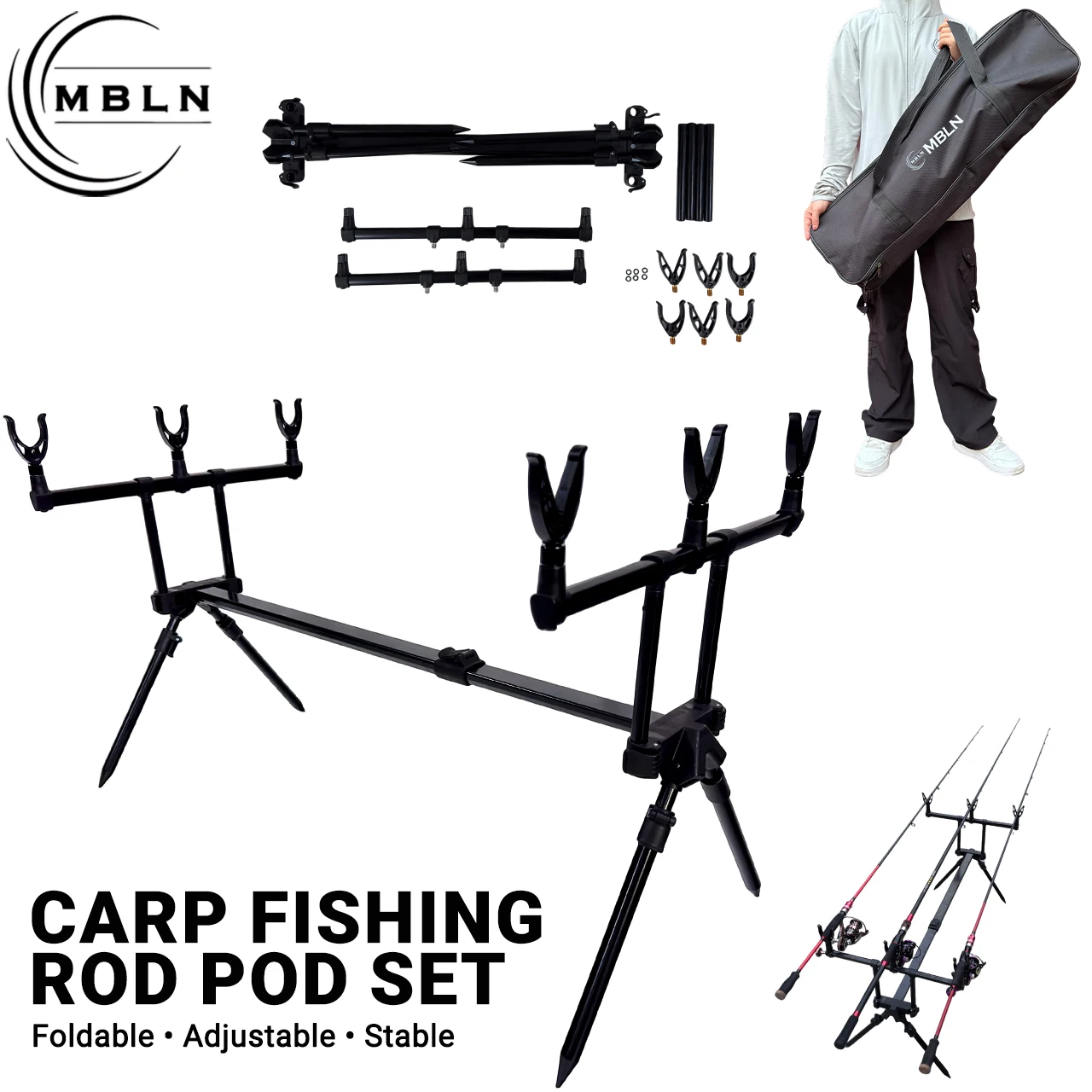 Multi-Rod Fishing S…