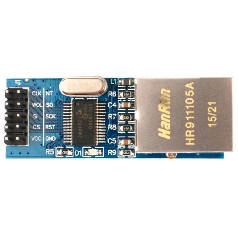 Mini ENC28J60 Ethernet Shield/Ethernet Shield For Nano SPI Interface LAN Network Module Ethernet Module