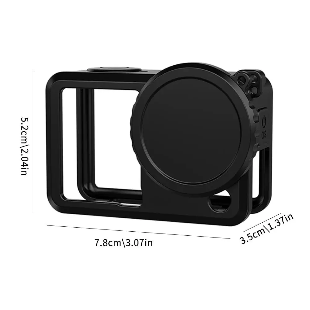 เคสซิลิโคนสีพื้นแบบนิ่ม พร้อมสายคล้องป้องกันการสูญหาย สำหรับ DJI Action 6 ฝาครอบเลนส์ ป้องกันเต็มรูปแบบ อุปกรณ์เสริมสำหรับกล้อง