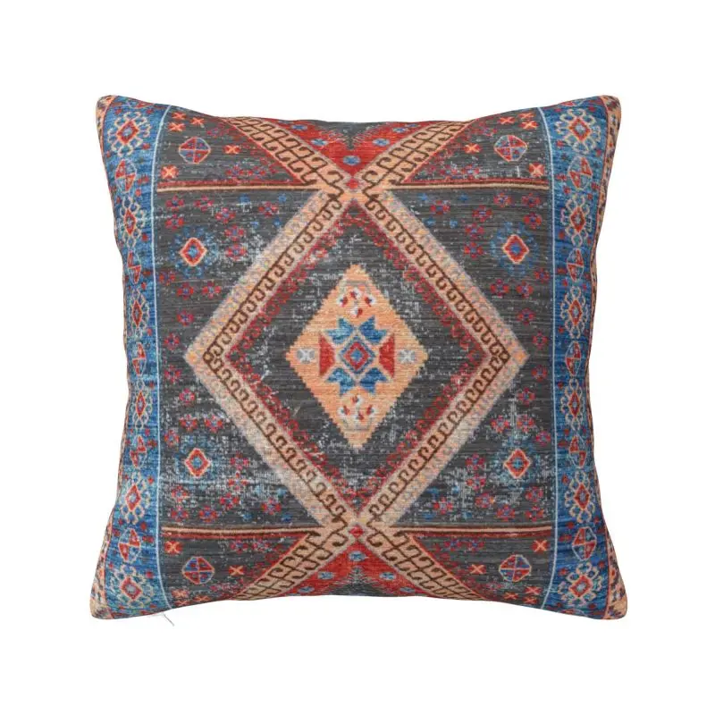 

Oriental Moroccan Artwork Farmhouse Rustic Style Luxury Throw Pillow Cover Decoracion Salon Case Bohemian Boho Cushions for Sofa