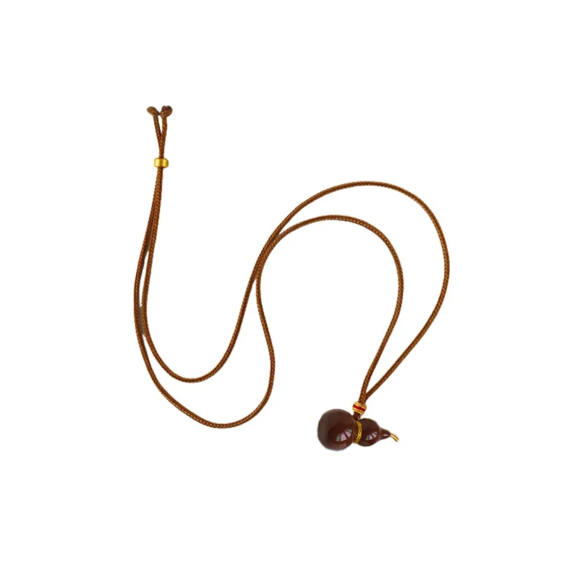 Fashion Jewelry Vintage Temperament Enamle Gourd Pendant Necklace For Women Party Gifts Delicate Design Accessories