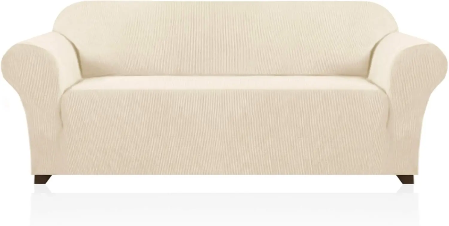 

Stretch Sofa Cover Slipcover Couch Covers For 3 Cushion Couch Furniture Protector Sofa Covers With Non Slip Elastic Bottom Dogs