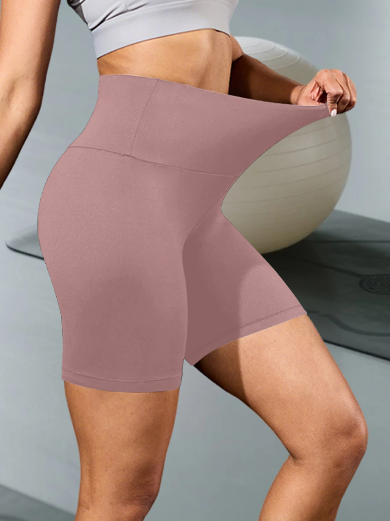 

Женские шорты-велосипедки с высокой талией, супермягкие, с эффектом утягивания живота, непрозрачные, для тренировок, йоги, бега и занятий спортом