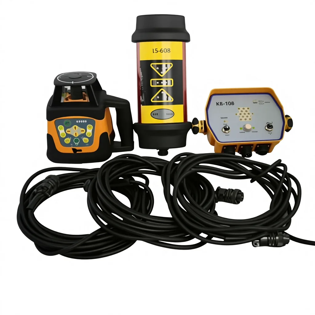 High Precision Agricultural Laser Land Leveling System with Motor Transmitter Receiver Controller for Efficient Land Preparation