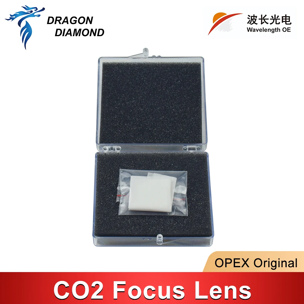 High Quality Original OPEX CO2 Laser Focus Lens D25mm FL 63.5 101.6 RONAR-SMITH ZnSe Lens For Laser Marking Machine Parts