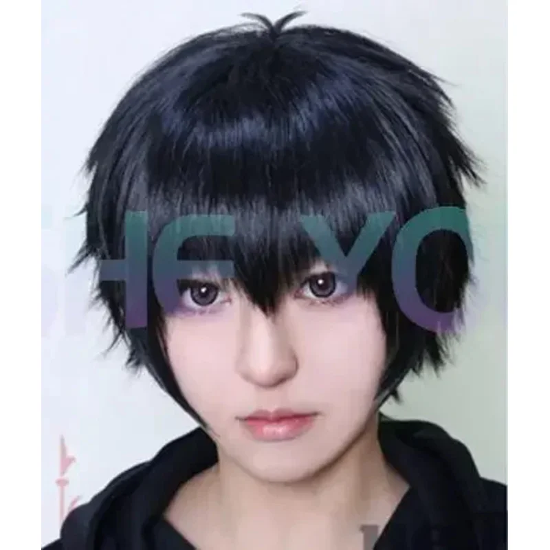 High Quality Osomatsu Matsuno Cosplay Wig Osomatsu San Wig Short Black Heat Resistant Sythentic Hair Wigs
