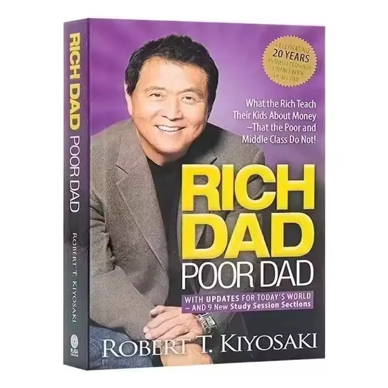 RICH DAD POOR DAD by Robert Kiyosaki - Personal Finance Children's Book Financial Intelligence Enlightenment Education