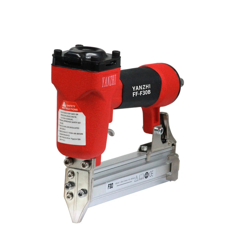 Imagem -02 - Grampeador Ergonômico e Leve Nailer de Acabamento Pneumático Grampeador para Madeira e Estofos 1.05x 1.25 mm