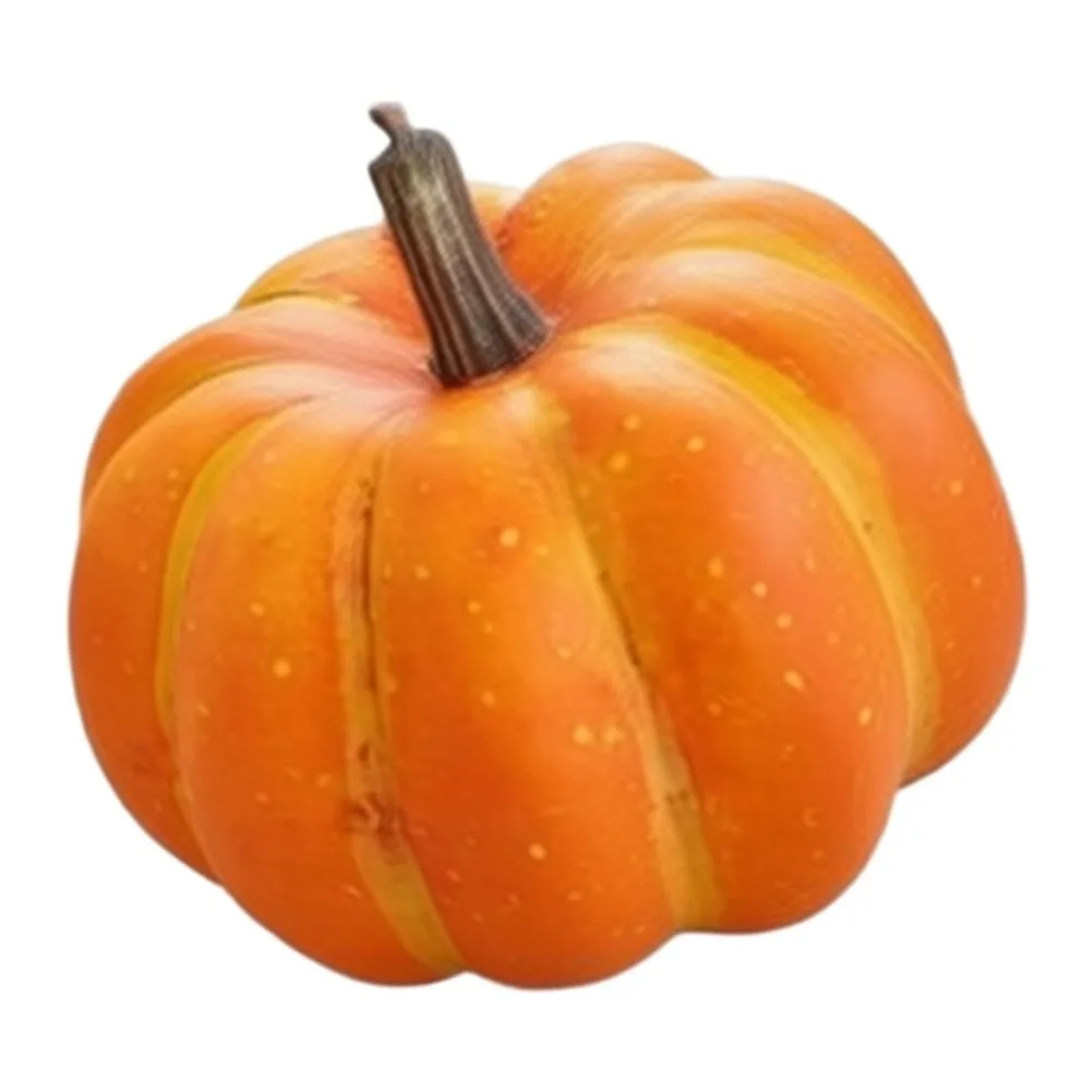 24 Pcs Realistic Foam For Mini Pumpkins 5. For 4x4.2cm Mixed Color Artificial Faux Vegetables For Autumn Harvest Table