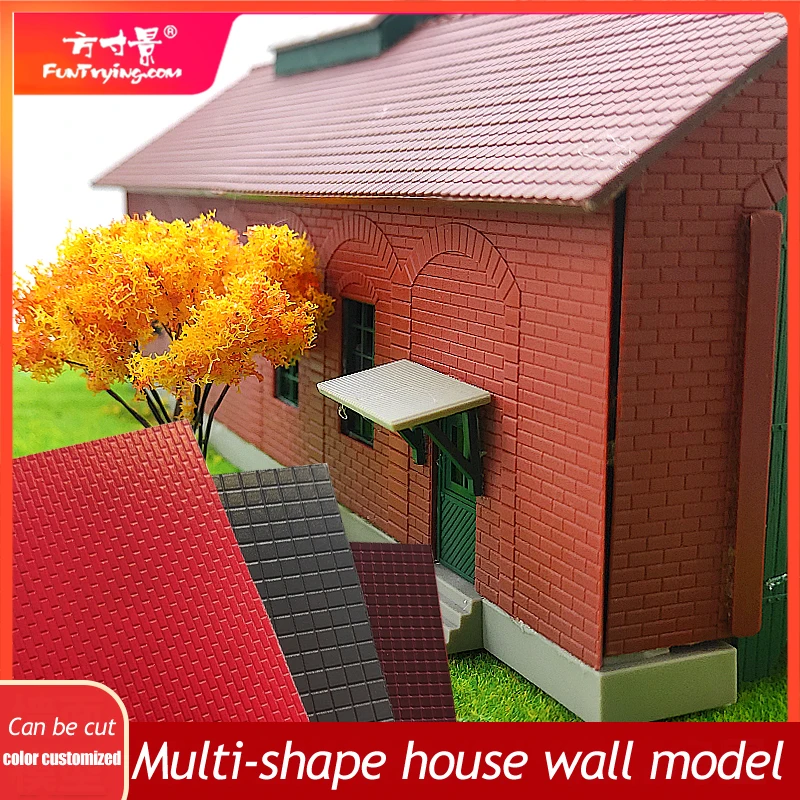 

1/75-1:200 Scale Wall Model Diy Sand Table House Wall Material Can Be Cut / Color Can be Customized 1:64/75/87/100/150/200