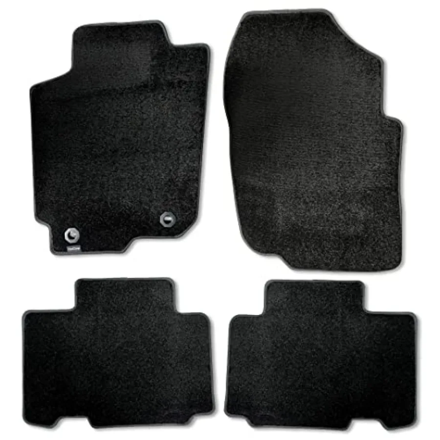 

Custom Fit 2013-2018 RAV4 SUV Front and Rear Carpet Car Floor Mats Heavy Cushion Ultramax Asphalt Black