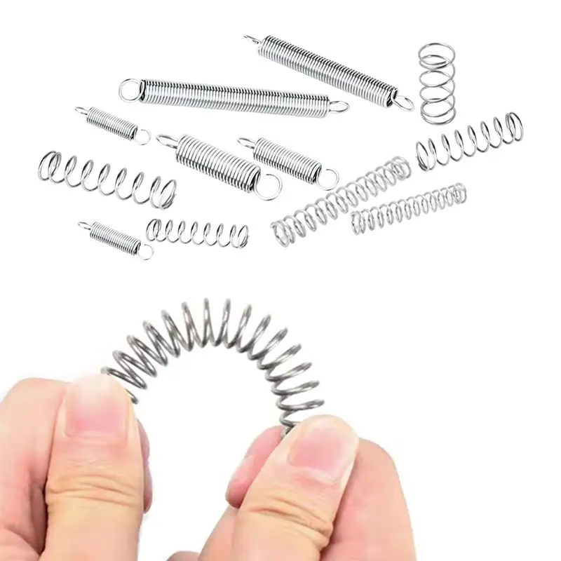 200 Piece Extension and Compression Spring Set Zinc Plated Steel Metal Small Springs Tool Assortment Kit for Home Repairs & DIY - Image 3