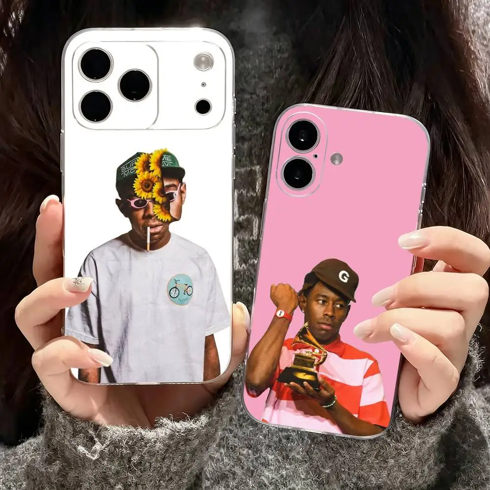 Rapper Tylers T-The C-Creator Gift  Phone Case For iPhone17,16,15,14,13,12,11 Plus,Pro Max Soft Transparent Cover