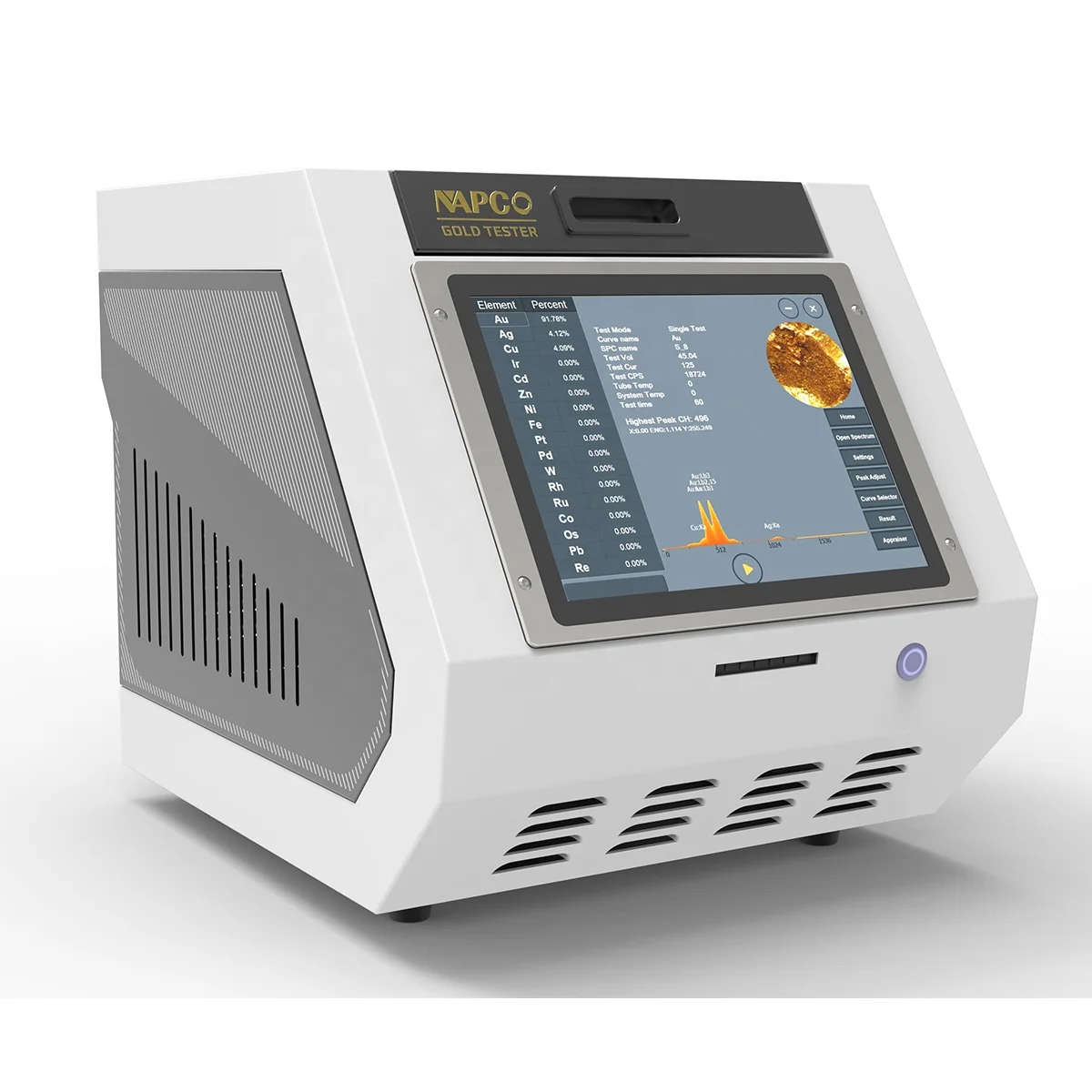 XRF Gold Purity Tester Machine High Precision Gold Karat Analyzer Jewelry Tester